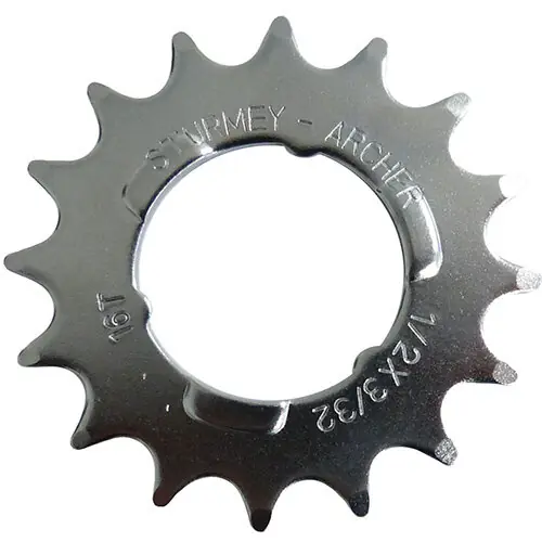 Steckkranz 16 Zähne, 1/2"x3/32" flach, SunRace, HSL864
