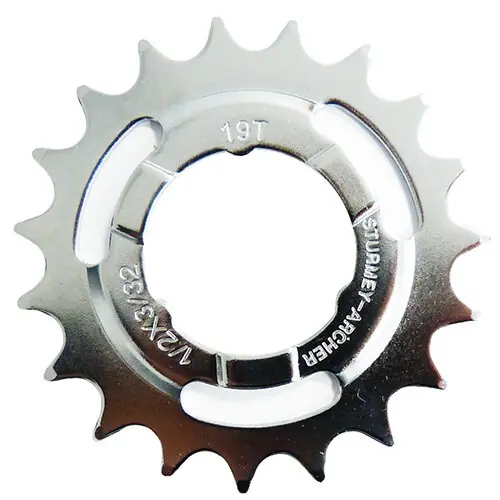 Steckkranz 19 Zähne, 1/2"x3/32" gekröpft, SunRace, HSL858