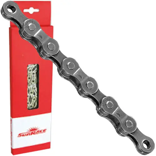 Kette Sunrace 1/2 x 3/32 8-fach, grau, 116 Glieder, SunRace, CNM84-BOX-GREY